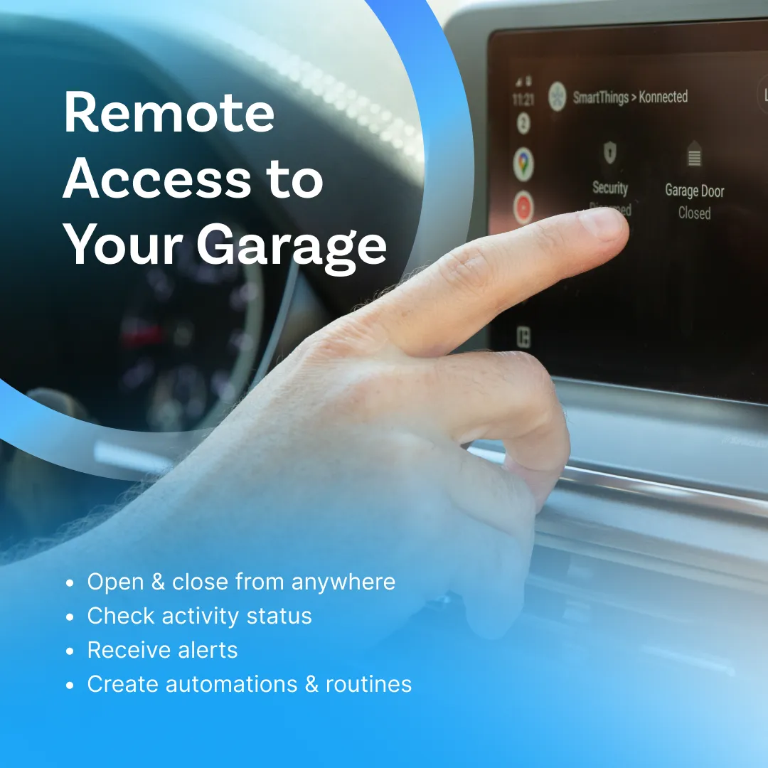 Smart Garage Door Opener White (v2)