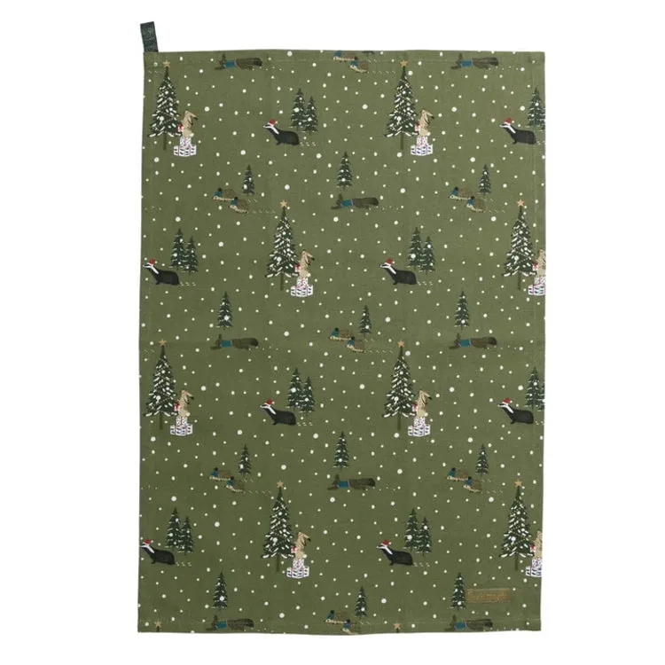 Sophie Allport Festive Forest Tea Towels - Set of 2