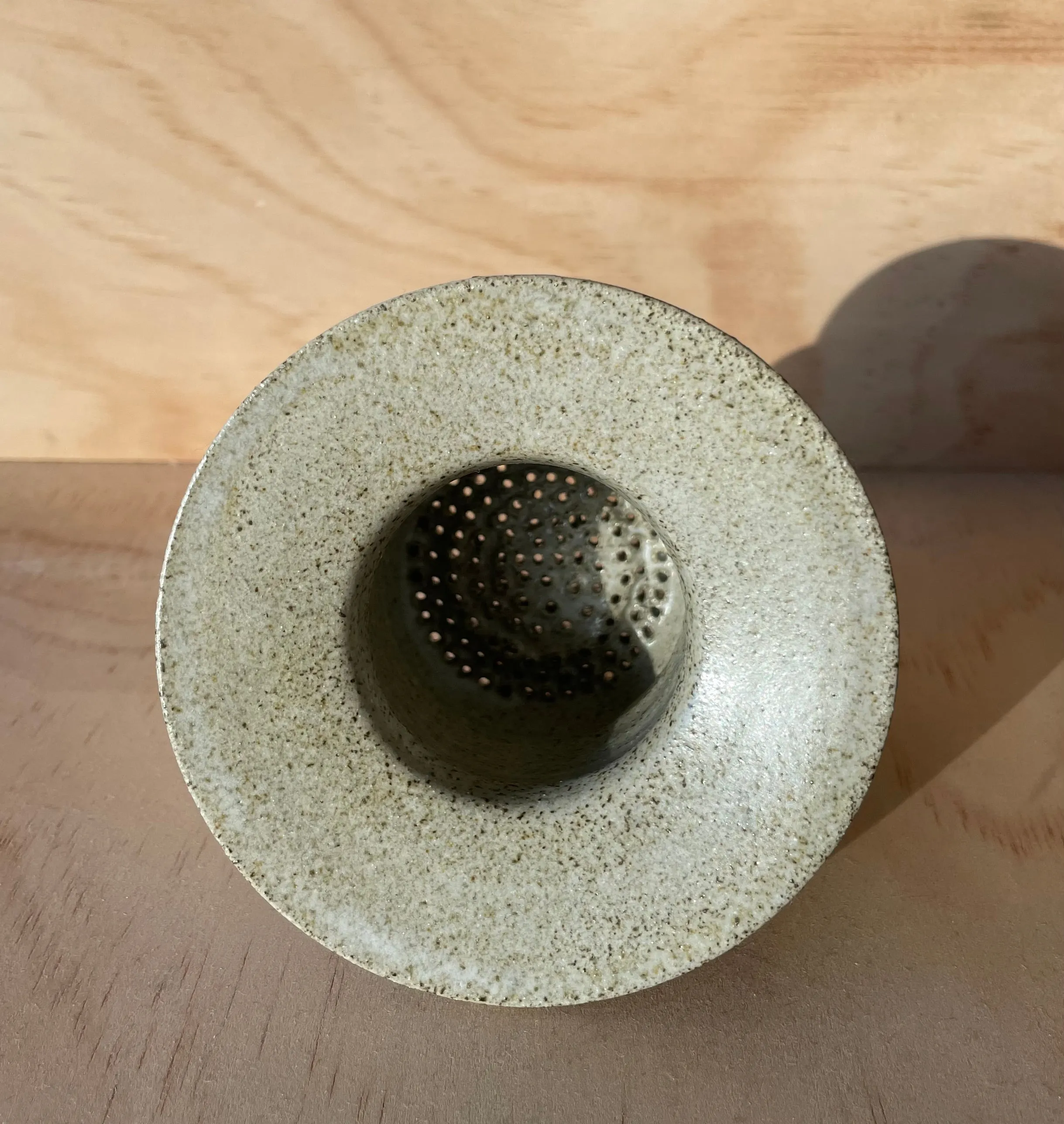 Tea Strainer - Kirikiri by THEA CERAMICS (Aotearoa Shipping Only)