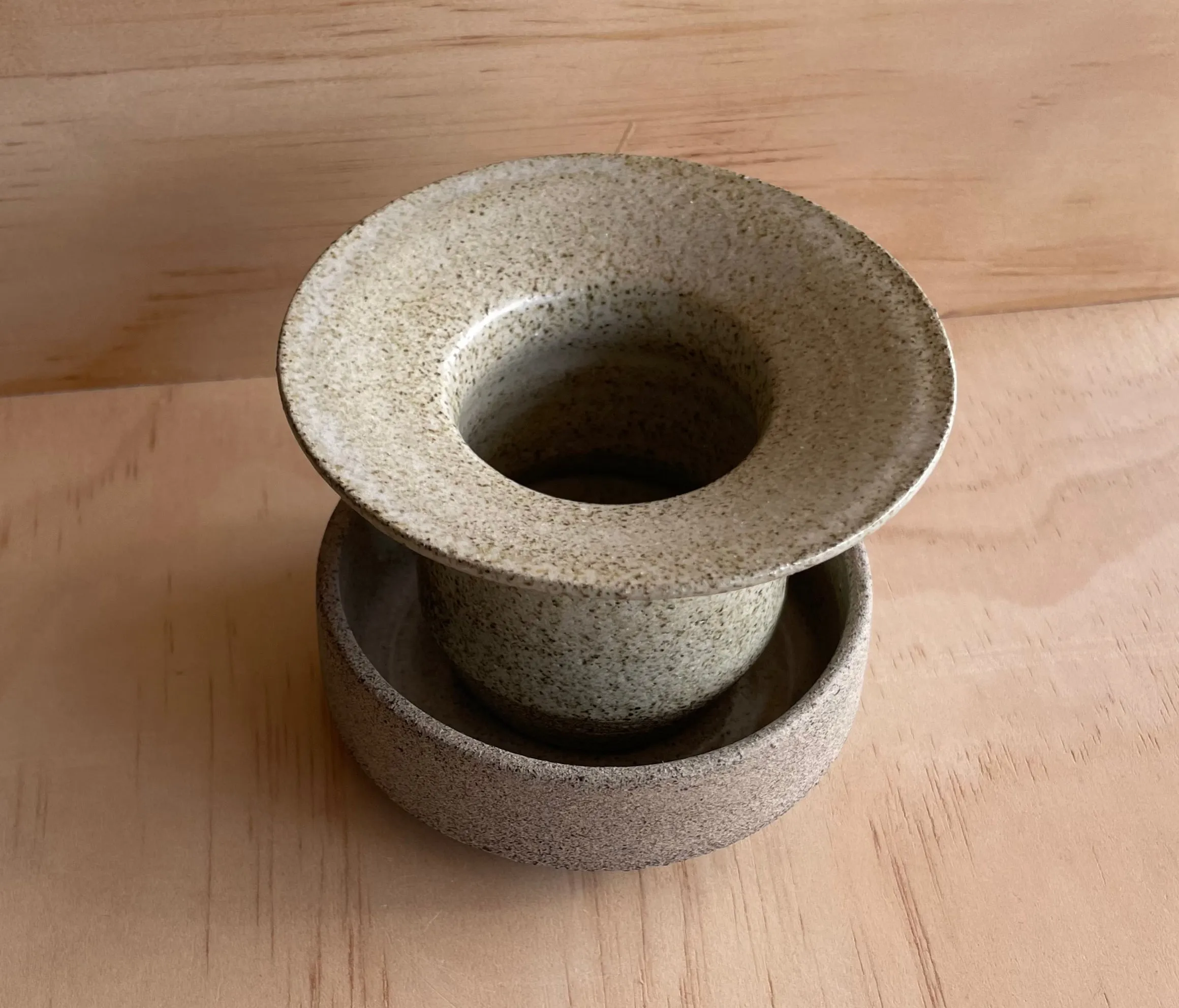 Tea Strainer - Kirikiri by THEA CERAMICS (Aotearoa Shipping Only)