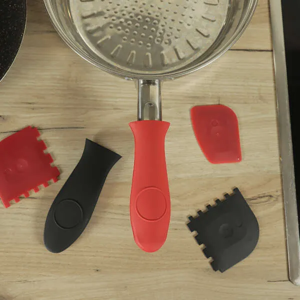 Toccario - Set of kitchen scrapers and handle covers