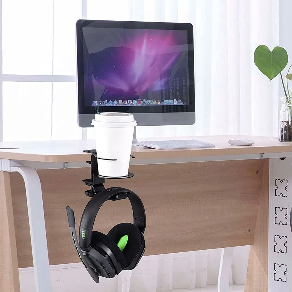 Under Desk Mount  Cup  Gaming Headphone  Hanger