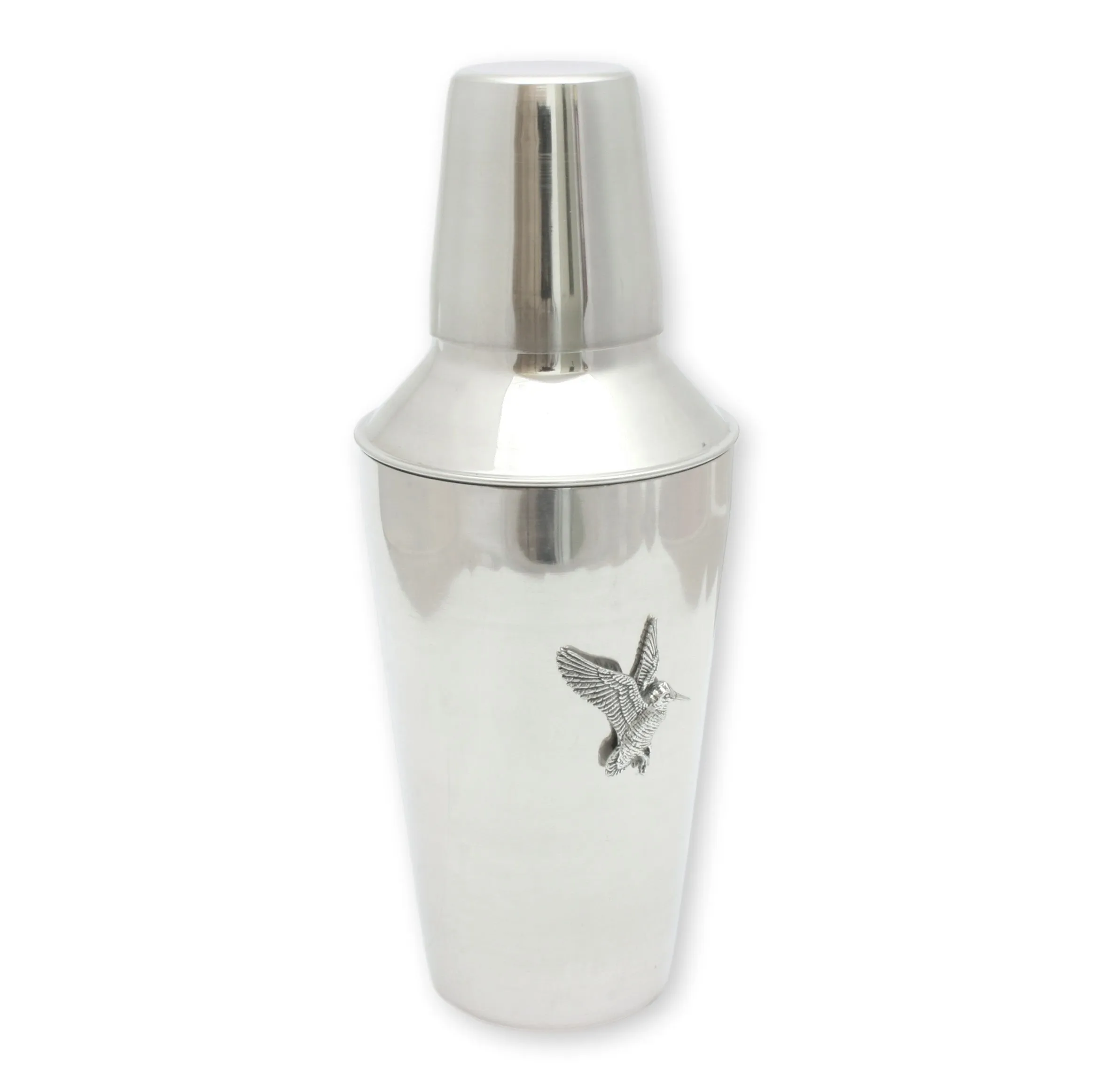 Woodcock Flying Cocktail Shaker Mixer with Strainer